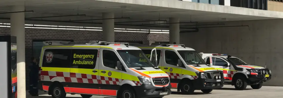 Ambulances in Sydney Australia